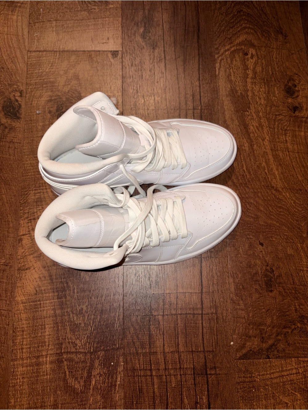 Nike All-White High Top Sneakers